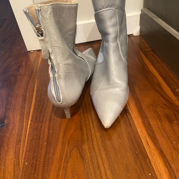 Zara Pointed toe kitten heel booties - Picture 4 of 6